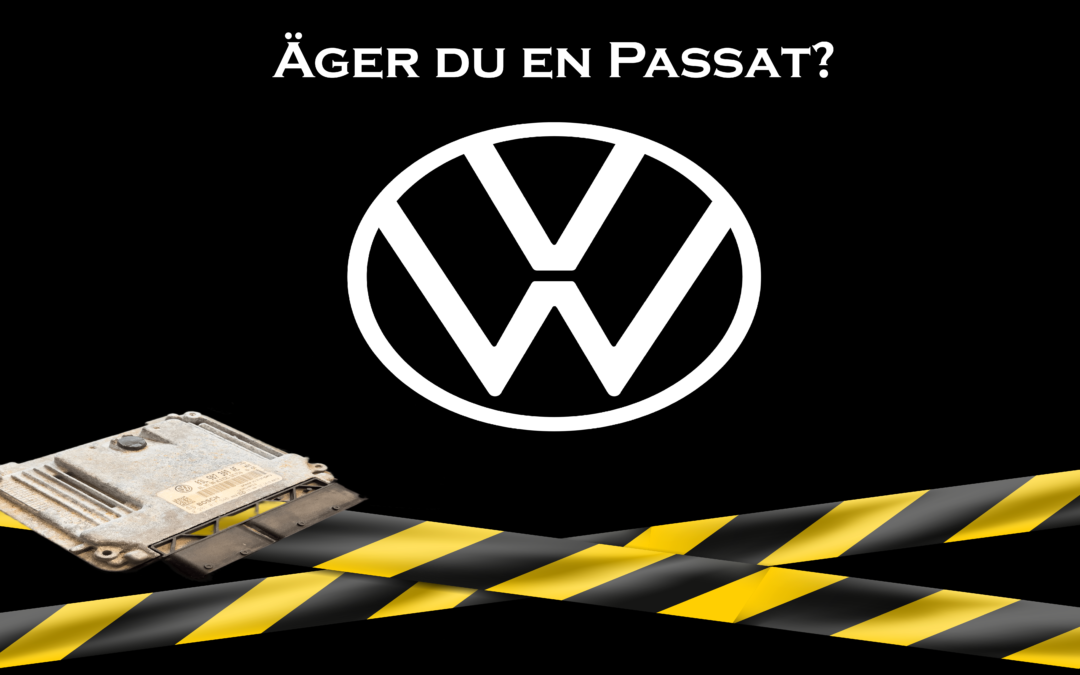 VW Passat Vattenskadad motorstyrenhet
